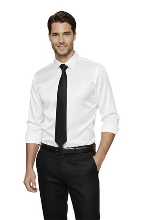 RizzUP Beyaz Slim Fit Erkek Gömlek Kolay Ütülenen Nefes Alan Kumaş, Dört Mevsim Şıklık 2608515