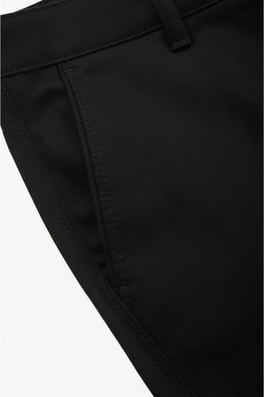 RizzUP Erkek Siyah Modern Fit Likralı Kumaş Pantolon Günlük & Ofis Kullanımı 2602020