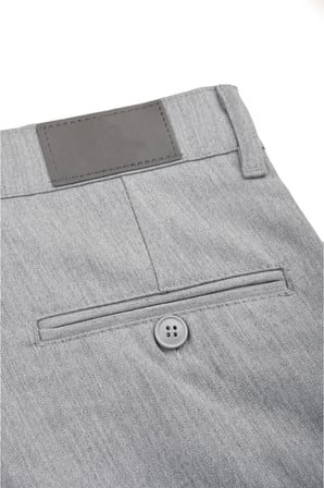 RizzUP Erkek Gri Modern Fit Likralı Kumaş Pantolon Günlük & Ofis Kullanımı 2602020