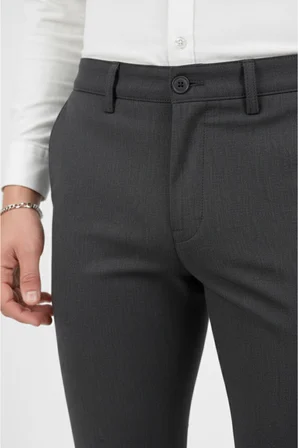 RizzUP Erkek Füme Modern Fit Likralı Kumaş Pantolon Günlük & Ofis Kullanımı 2602020