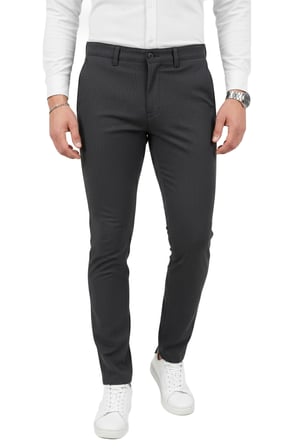 RizzUP Erkek Füme Modern Fit Likralı Kumaş Pantolon Günlük & Ofis Kullanımı 2602020
