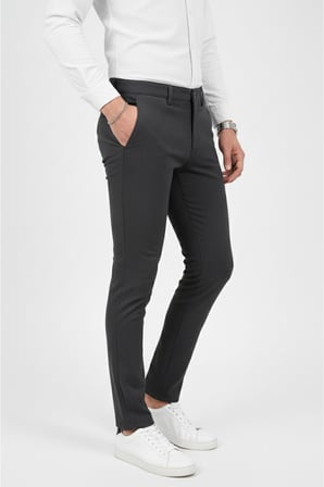 RizzUP Erkek Füme Modern Fit Likralı Kumaş Pantolon Günlük & Ofis Kullanımı 2602020