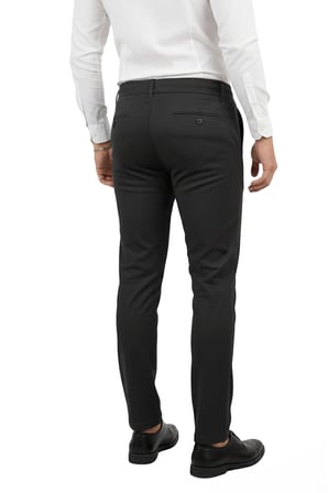 RizzUP Erkek Füme Likralı Beli Lastikli & İpli Dar Kesim Şık Kumaş Pantolon 2600572