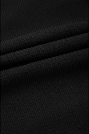 RizzUP Siyah Slim Fit Örme Kumaş Likralı Erkek Gömlek – Nefes Alan Esnek ve Modern Tasarım 2602604