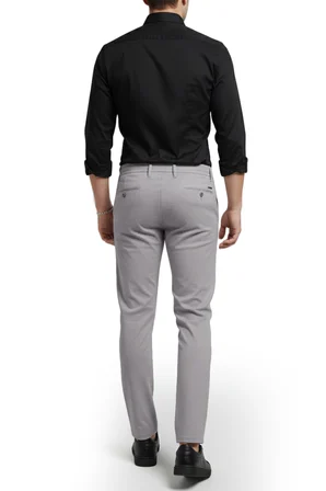 RizzUP Erkek Taş Likralı Gofre Kumaş Beli Lastikli İpli Slim Fit Günlük Pantolon 2600650