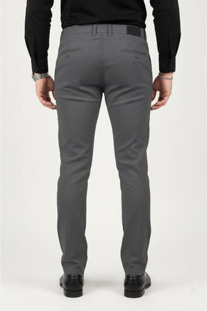 RizzUP Erkek Antrasit Modern Fit Likralı Kumaş Pantolon Günlük & Ofis Kullanımı 2602020