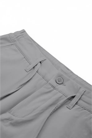 RizzUP Erkek Koyu Gri Esnek Kumaş Slim Fit Beli Lastikli Günlük Spor Pantolon 2601070