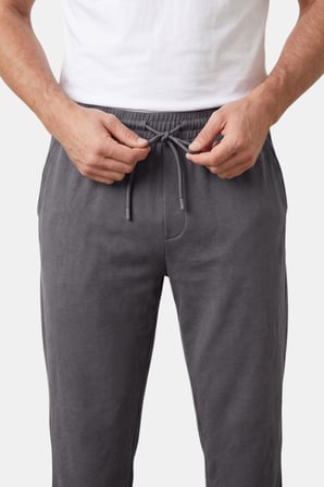 RizzUP Füme Baggy Style Likralı Lastikli İpli Erkek Spor Pantolon 2600262