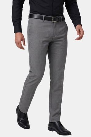 RizzUP Antrasit Slim Fit Likralı Pamuklu İtalyan Kesim Erkek Spor Klasik Pantolon 2601744