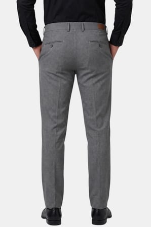 RizzUP Antrasit Slim Fit Likralı Pamuklu İtalyan Kesim Erkek Spor Klasik Pantolon 2601744