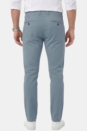 RizzUP Erkek Mavi Slim Fit Pamuklu Likralı Chino Spor Pantolon 2601745