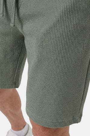 RizzUP Haki Pamuklu Likralı Lastikli İpli Erkek Şort – Yazlık Premium Rahat Kesim 2600267