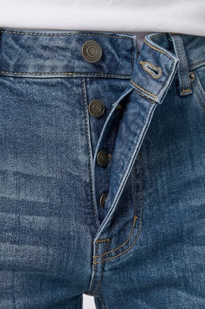 RizzUP Erkek Slim Fit Dar Kesim Likralı Mavi Kot Pantolon – Yumuşak Dokulu Esnek Jean 2600692