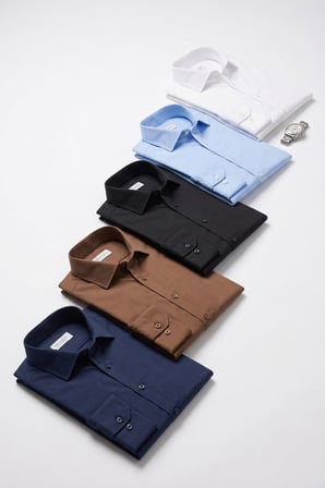 RizzUP Erkek Slim Fit Pamuk Saten Beyaz Gömlek – Kolay Ütülenebilir, Büyük Beden Seçenekli 2209615
