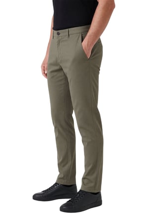 RizzUP Erkek Yeşil Modern Fit Likralı Kumaş Pantolon Günlük & Ofis Kullanımı 2602020