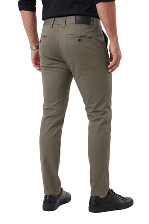 RizzUP Erkek Yeşil Modern Fit Likralı Kumaş Pantolon Günlük & Ofis Kullanımı 2602020