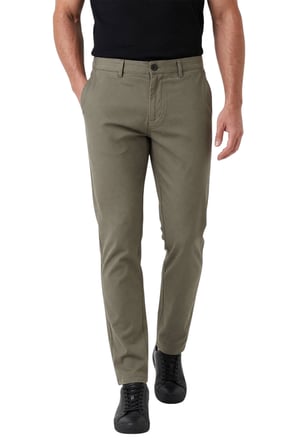 RizzUP Erkek Yeşil Modern Fit Likralı Kumaş Pantolon Günlük & Ofis Kullanımı 2602020