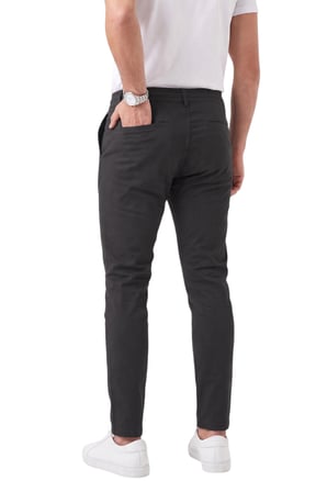 RizzUP Erkek Slim Fit Likralı Siyah Jogger Pantolon – Beli Lastikli İpli Esnek Spor Pantolon 2700523