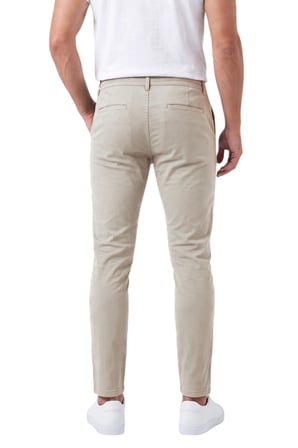 RizzUP Erkek Slim Fit Likralı Krem Jogger Pantolon – Beli Lastikli İpli Esnek Spor Pantolon 2700523