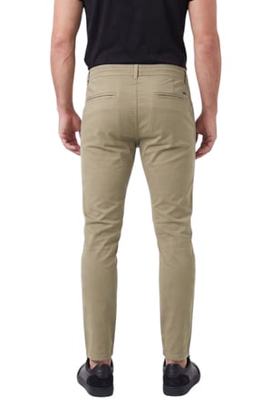 RizzUP Erkek Slim Fit Likralı Açık Haki Jogger Pantolon – Beli Lastikli İpli Esnek Spor Pantolon 2700523