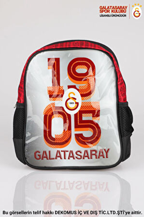 DEKOMUS İLE LİSANSLI GALATASARAY KÜÇÜK BOY ANAOKUL ÇANTASI 32x25 CM