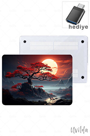 MacBook Pro 16 A2780 uyumlu Japon-16 PVC Msoft Kızıl Gece