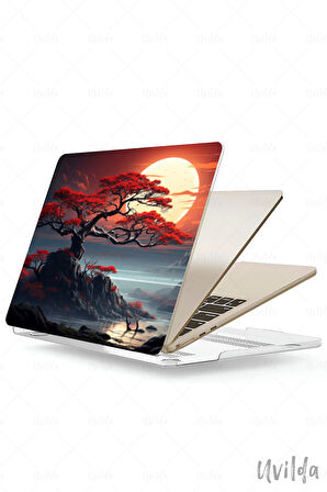 MacBook Pro 16 A2780 uyumlu Japon-16 PVC Msoft Kızıl Gece