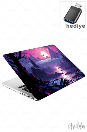 MacBook Pro 16 A2485 uyumlu Kaos-8 Msoft HD Desen Alacakaranlık