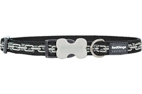 REDDİNGO ZİNCİR DESENLİ KÖPEK BOYUN TASMASI S 15MM / 24 -36 CM