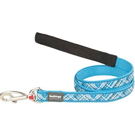 Red Dingo Flanno Desenli Turkuaz Uzatma 20mm-Farmapets