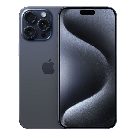 APPLE IPHONE 15 PRO BLUE TITANIUM 128GB YENILENMIS C KALITE (12 AY GARANTILI)
