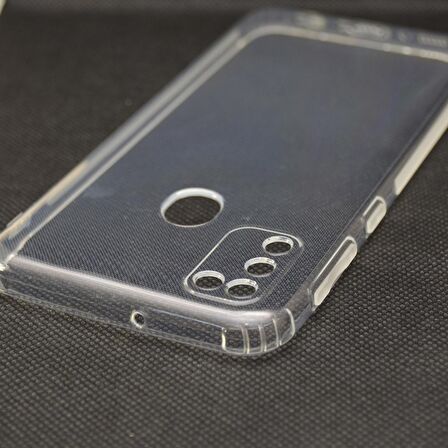 Gpack Samsung Galaxy M30s Kılıf Kamera Korumalı Şeffaf Silikon