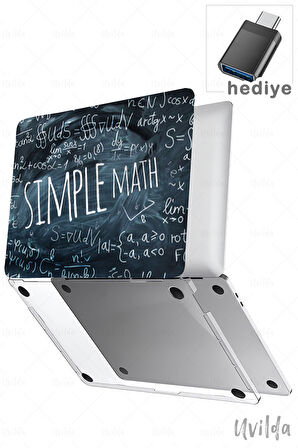 MacBook Air 15 A3114 A2941 uyumlu Kaos-13 PVC Msoft Kapak Denklem