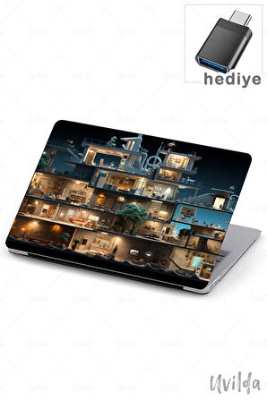 MacBook Air 13.3 A2337 A2179 A1932 uyumlu Nefes-19 HQ Msoft Minimal Mimar