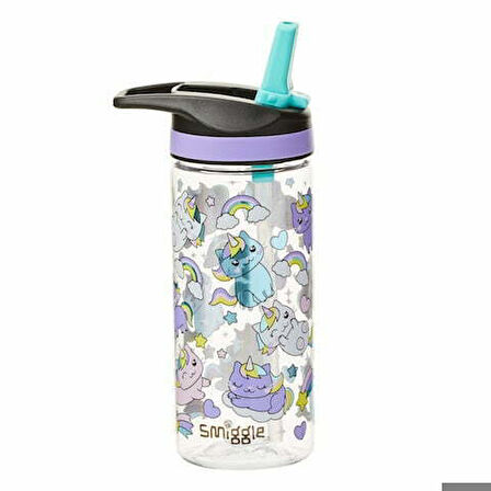 Smiggle - Sky Hi Junior 440 ML BPASız Pipetli Suluk