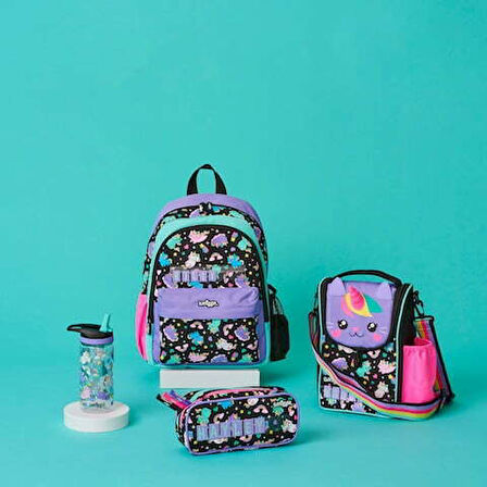 Smiggle - Sky Hi Junior 440 ML BPASız Pipetli Suluk