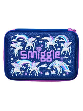 Smiggle - Away Hardtop Unicorn İki Katlı Kalem Kutusu