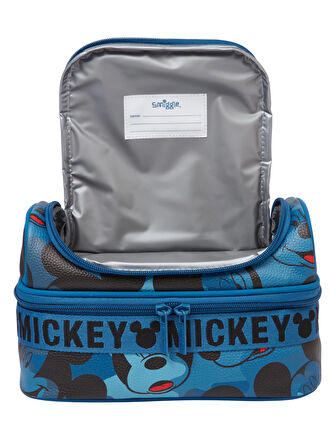 Smiggle - Mickey Mouse Çift Katlı Beslenme Çantası