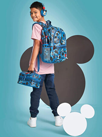 Smiggle - Mickey Mouse Çift Katlı Beslenme Çantası