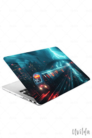MacBook Pro 14 A3401 A3185 A3112 A2992 A2918 A2779 A2442 uyumlu Kaos-21 Msoft Korur Şimşek Ve Tren