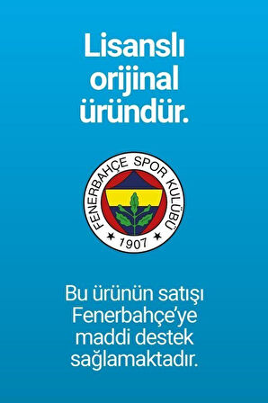 Fenerbahçe Orijinal Lisanslı Fashion Ayarlanabilir Bileklik Kanarya Baskılı Hediyelik Ahşap Kutulu