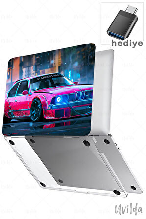 MacBook Air 15 A3114 A2941 uyumlu Otomo-3 Msoft Koruyucu BMW 635 CSI Kırmızı 