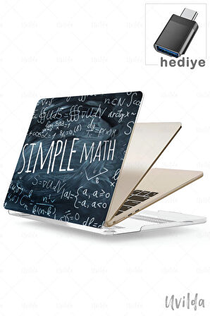 MacBook Pro 13 A2338 A2289 A2251 A2159 A1989 A1708 A1706 uyumlu Kaos-13 Msoft UV Kapak Denklem