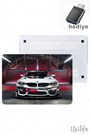 MacBook Pro 16 A2780 uyumlu Otomo-9 Msoft Önleyici BMW M4 DT4 Beyaz