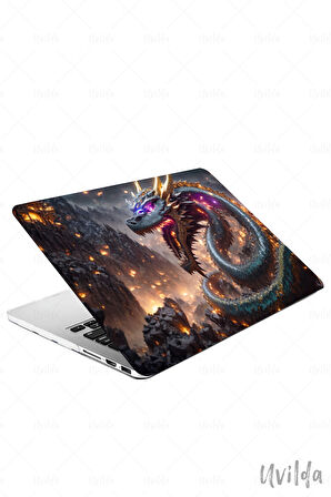MacBook Pro 14 A3401 A3185 A3112 A2992 A2918 A2779 A2442 uyumlu Nefes-15 Msoft UV Kapak Ejderha Işıklar