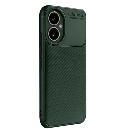 Honor 400 Kılıf Auto Focus Karbon Kapak - Koyu Yeşil
