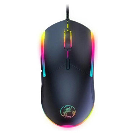 Monozone Arkadan Aydınlatmalı 3200DPI Usb Oyun Faresi Kablolu E-Spor RGB’li Renkli Programlanabilir