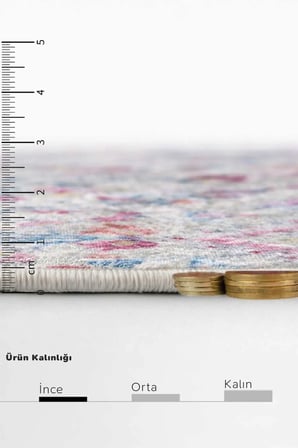 Modern Dijital Baskı Yıkanabilir Kaymaz Yolluk Halı Vizon