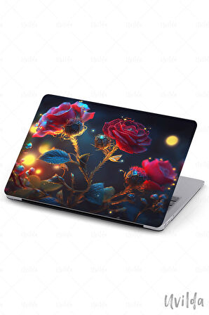 MacBook Pro 16 A2485 uyumlu Derin 17 HD Baskı Msoft Gece ve Gül