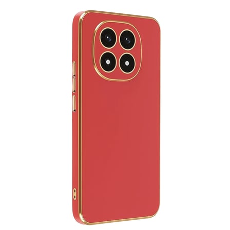 Xiaomi Redmi Note 14 Pro 4G Kılıf Volet Silikon - Kırmızı